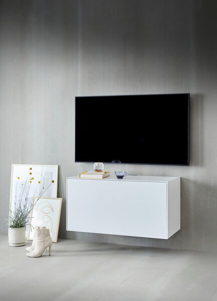 Bela TV omarica 91x46 cm Edge by Hammel - Hammel Furniture