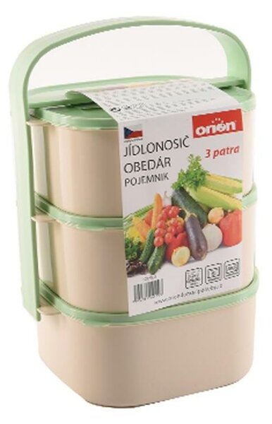 Orion Plastični nosilec hrane Almi 3 x 1,15 l