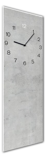 Stenska ura Styler Glassclock Concrete, 20 x 60 cm