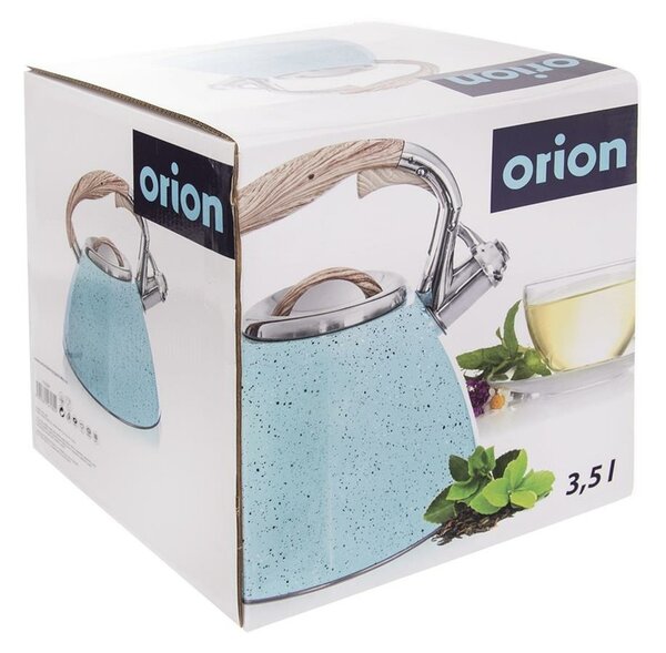 Orion Reliefni čajnik 3,5 l, moder