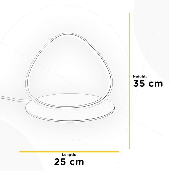 NAMIZNA LED-SVETILKA 5086 ROMEO 35/18/25 cm