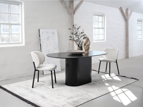 Beli jedilni stoli v kompletu 2 ks Swan – Unique Furniture