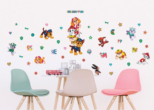 Samolepilna dekoracija Paw Patrol Friendship Fun, 65 x 85 cm