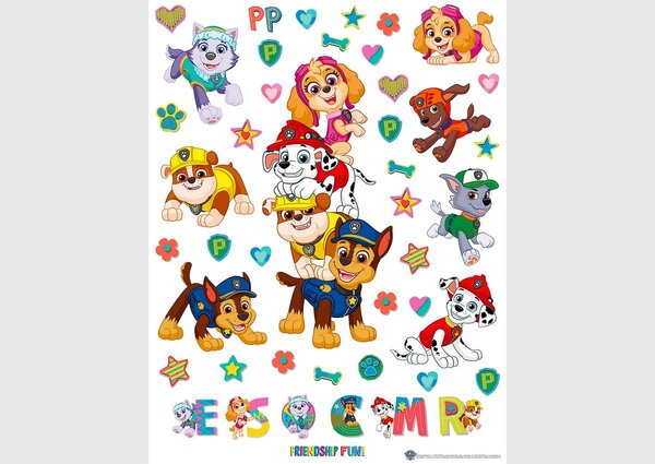 Samolepilna dekoracija Paw Patrol Friendship Fun, 65 x 85 cm