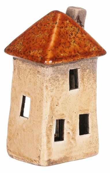 Svečnik za čajno svečo Little House, 7 x 13 x 6 cm