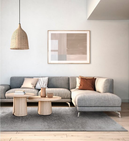 Siva volnena preproga 133x190 cm Tizo – Agnella
