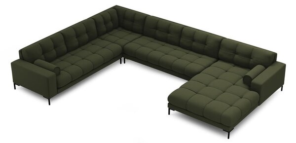 Zelena kotna sedežna garnitura (levi kot) Bali – Cosmopolitan Design