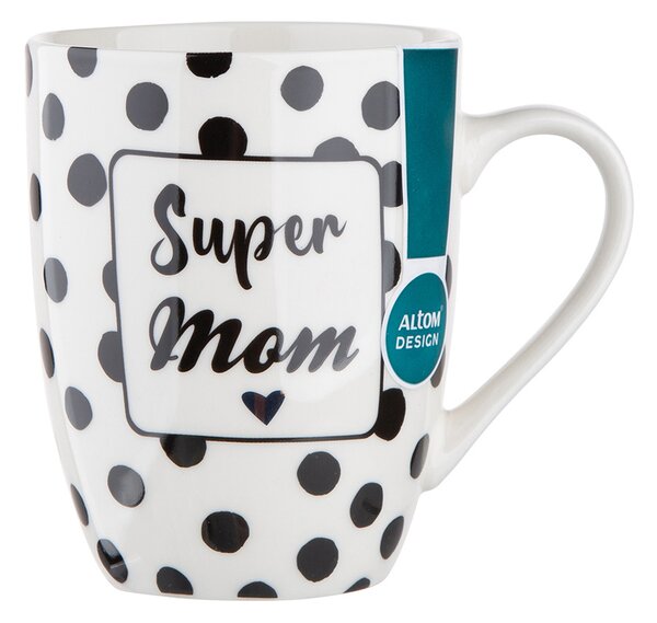 Altom Porcelanska skodelica Super mom, 300 ml