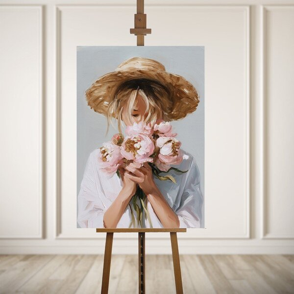 Slika z ročno naslikanimi elementi 70x100 cm Estelle – Styler