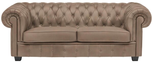 CHESTERFIELD ZOFA, svetlo rjava tekstil