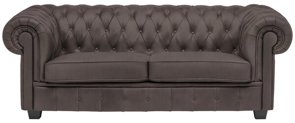 CHESTERFIELD ZOFA, sivorjava tekstil