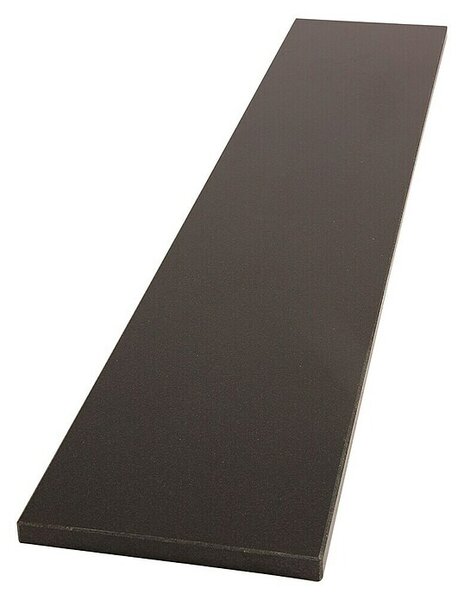 Okenska polica Absolut Black (88 x 17,5 x 2 cm, Črna, Naravni kamen)
