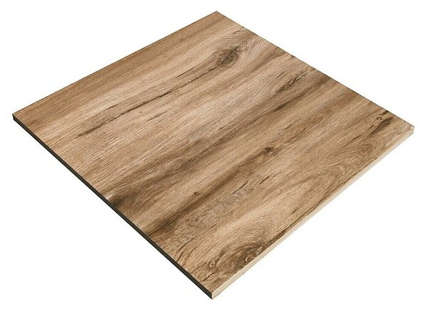 Terasna ploščica Strobus (60 x 60 x 2 cm, Oak/Rjava, Mat)