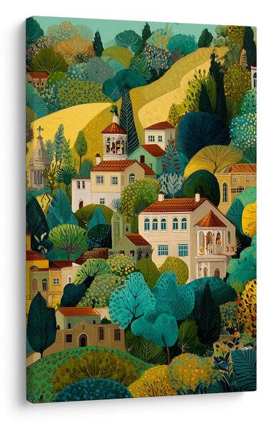 Slika čarobna barvitost pokrajine