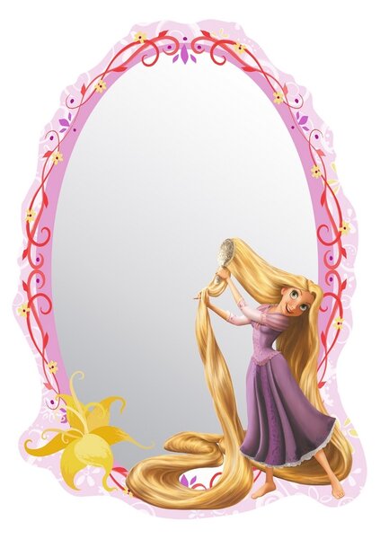 Samolepilno ogledalo Rapunzel Princess Locika, 15 x 21,5 cm