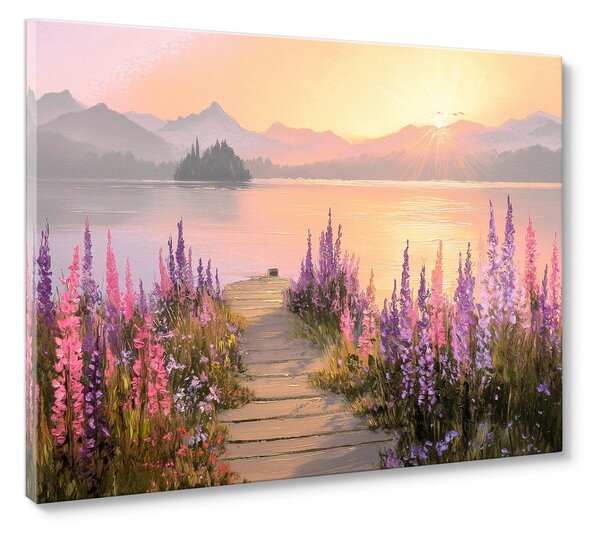 Slika 113x85 cm Lupine Shore – Styler