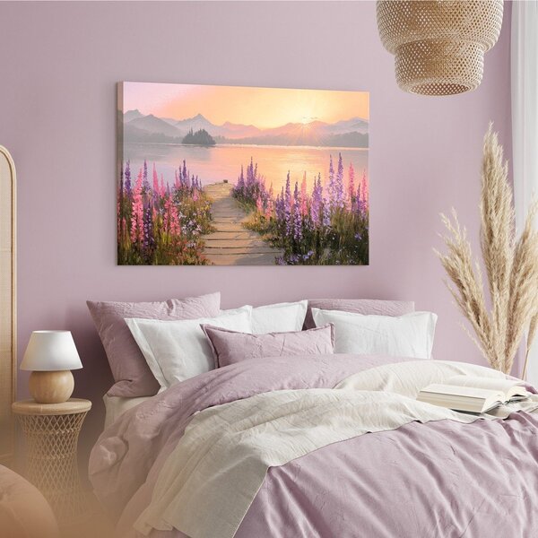 Slika 113x85 cm Lupine Shore – Styler