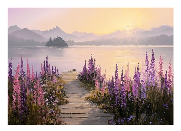 Slika 113x85 cm Lupine Shore – Styler