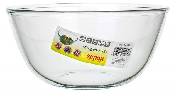 Simax Steklena posoda za peko 23 cm, 2,5 l