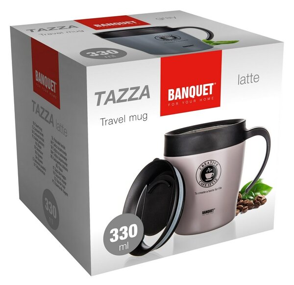 Banquet Potovalni termo vrč TAZZA 330 ml, Latte