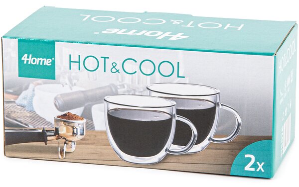 4Home Termo kozarec Tea Hot&Cool 350 ml, 2 kosa