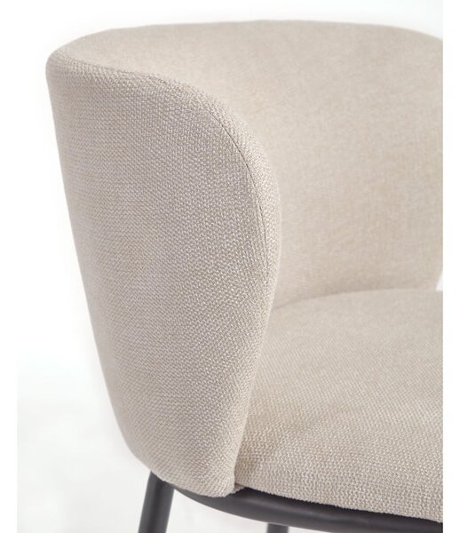 Bež barski stol (višina sedeža 65 cm) Ciselia – Kave Home