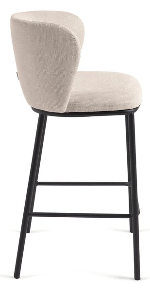 Bež barski stol (višina sedeža 65 cm) Ciselia – Kave Home