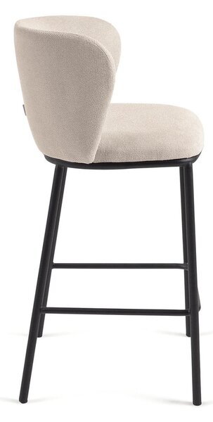 Bež barski stol (višina sedeža 65 cm) Ciselia – Kave Home