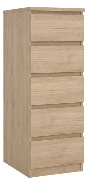 Komoda v hrastovem dekorju 40x111x50 cm Naia – Tvilum