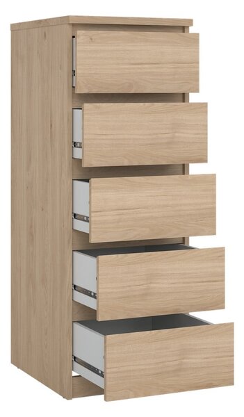 Komoda v hrastovem dekorju 40x111x50 cm Naia – Tvilum