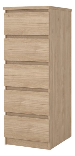 Komoda v hrastovem dekorju 40x111x50 cm Naia – Tvilum