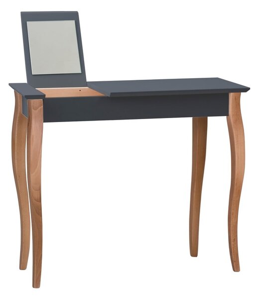 Grafitno siva toaletna mizica z ogledalom Ragaba Dressing Table, dolžina 105 cm