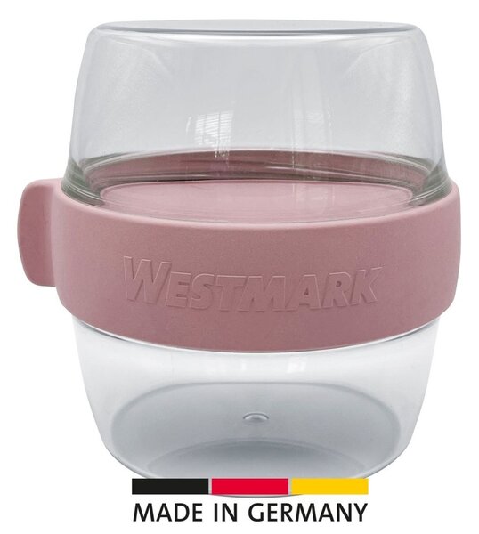 Westmark Dvodelna škatla za prigrizke MAXI, 700 ml, roza