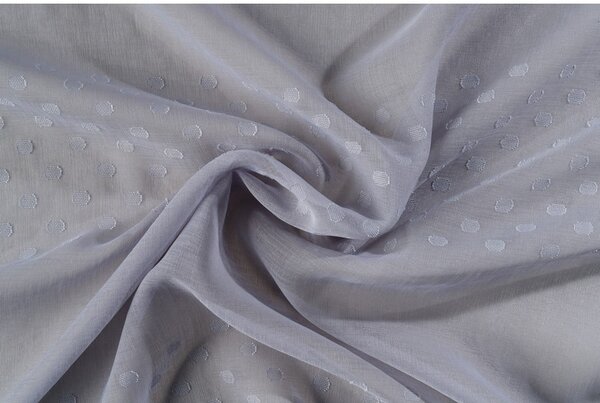 Siva prosojna zavesa 140x260 cm Aurea – Mendola Fabrics