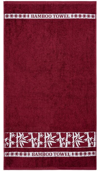 Osuška Bamboo Burgundy , 70 x 140 cm, 70 x 140 cm