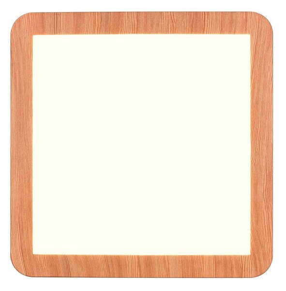 Oranžna LED stropna svetilka 30x30 cm Camillus – Trio