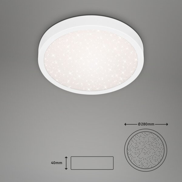 Briloner 3048-016 - LED Stropna svetilka RUNA LED/18W/230V bela