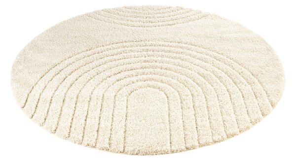 Krem bela preproga Mint Rugs Norwalk Fergus, ø 160 cm