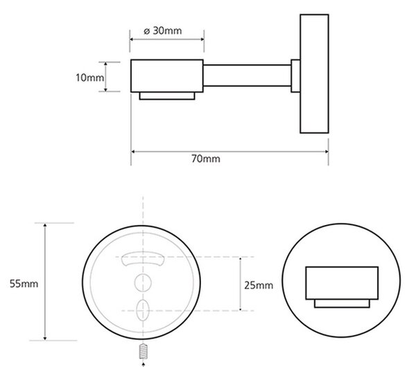 SAPHO XR802 X-round magnetni dozirnik za milo,krom