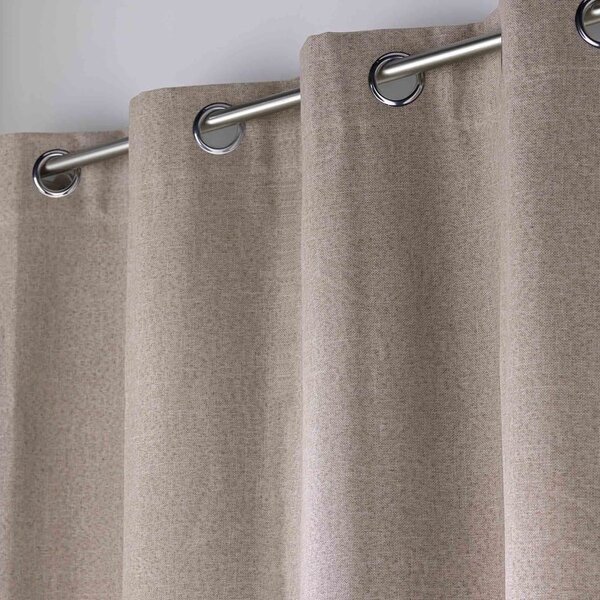 Rjava zatemnitvena zavesa 140x180 cm Crepuscule – douceur d'intérieur