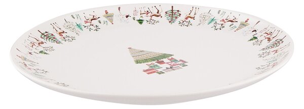 Altom Porcelanski desertni krožnik Božično drevo,20 cm