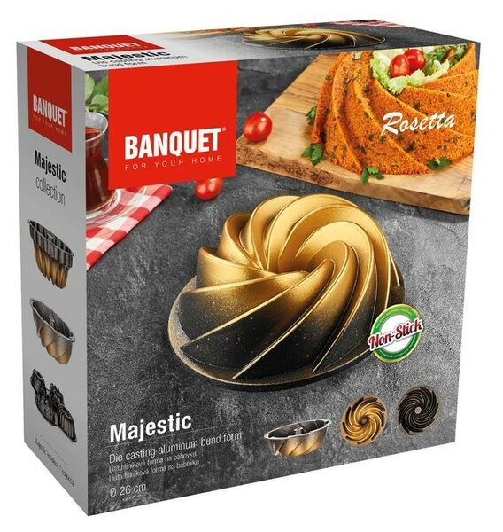 Banquet Liti model za pecivo MAJESTIC Rosetta ,premer 24,5 cm