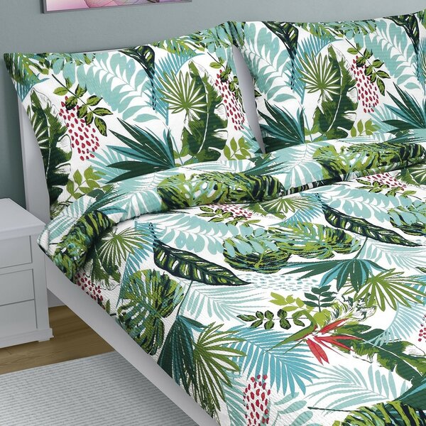 Bellatex Crepe posteljnina Jungle , 200 x 220 cm,2 kosa 70 x 90 cm, 200 x 220 cm, 2 kos 70 x 90 cm