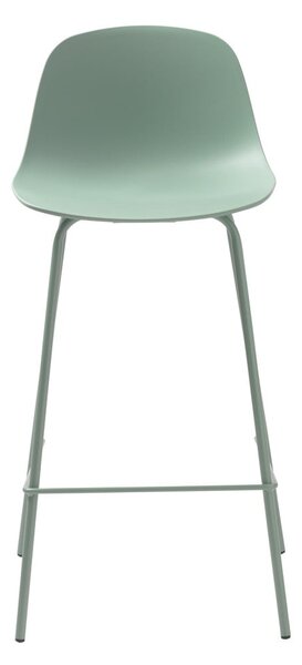 Svetlo zelen plastičen barski stol (višina sedeža 67,5 cm) Whitby – Unique Furniture