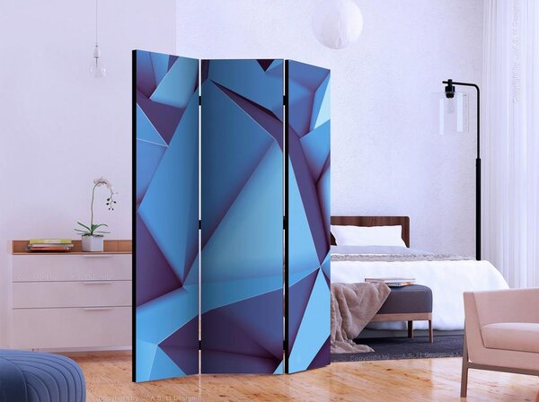 Artgeist Paravan Royal Blue, 3-Delni, Dvostranski