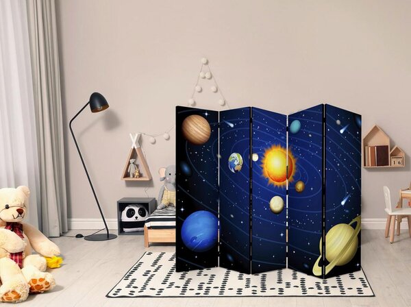 Artgeist Paravan Solar System I, 5-Delni, Dvostranski