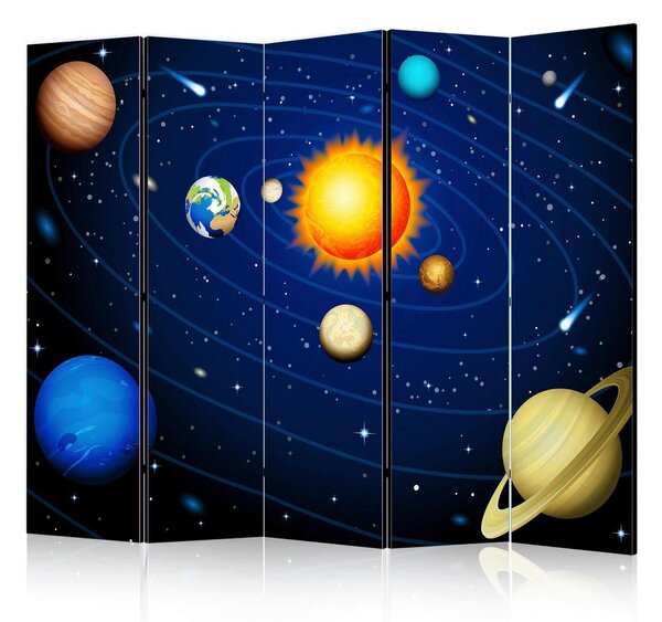 Artgeist Paravan Solar System I, 5-Delni, Dvostranski