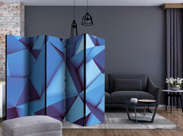 Artgeist Paravan Royal Blue I, 5-Delni, Dvostranski