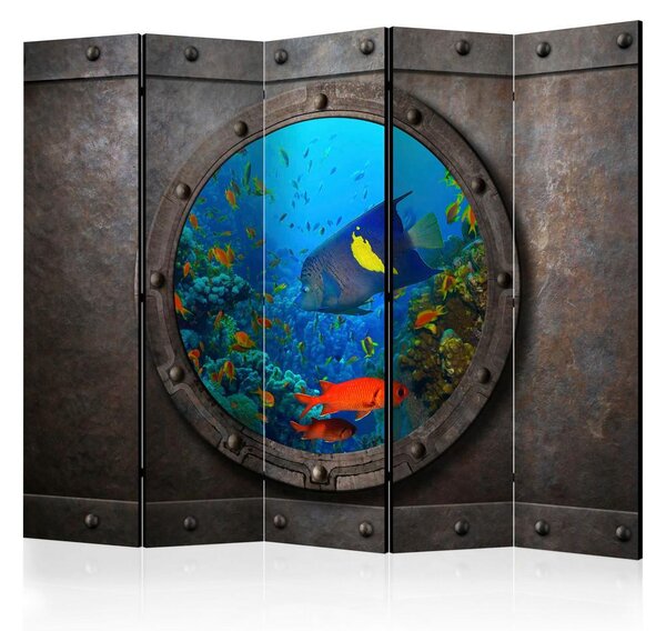 Artgeist Paravan Submarine Window I, 5-Delni, Dvostranski