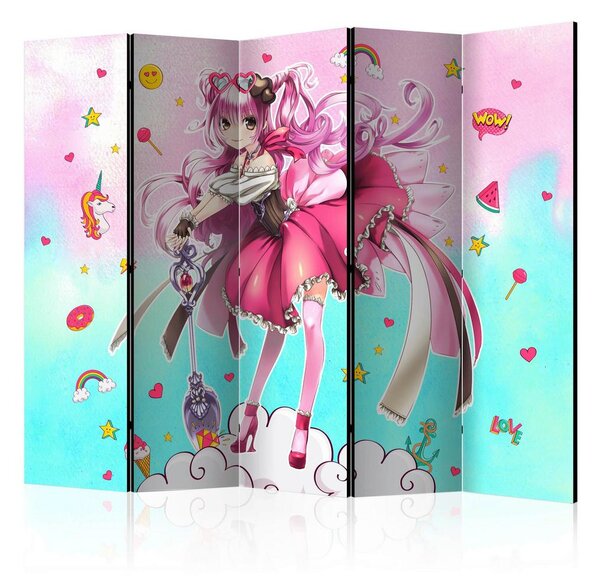 Artgeist Paravan Sorceress Miko I, 5-Delni, Dvostranski